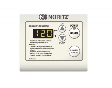 NoritzParts.com: Noritz RC-7651M Remote Controller